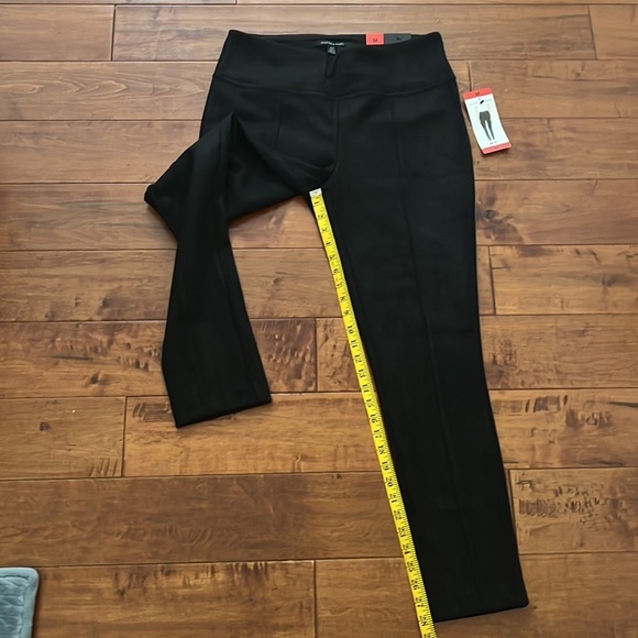 NWT Andrew Marc black Faux Suede Skinny Pants Size M - Picture 8 of 12